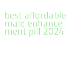 best affordable male enhancement pill 2024