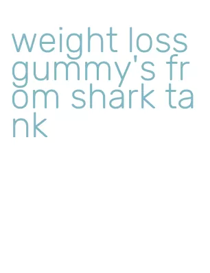 weight loss gummy's from shark tank